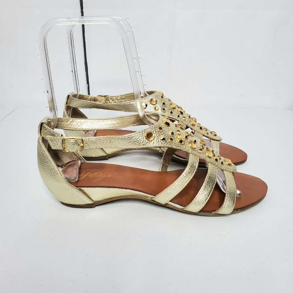*SOLD* Fergie Islander Leather Thong Sandals - Picture 4 of 10